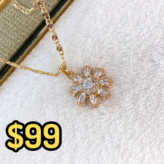 Collar de Chapa de Oro CC2231-1