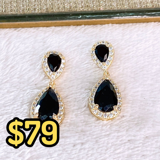 Arete de Chapa de Oro COA2366-1