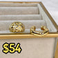 Simulador o Ear Cuff de Chapa de Oro COA2037-1