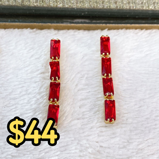 Arete de Chapa de Oro COA2020-7