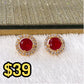 Arete de Chapa de Oro COA1968-3