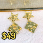 Arete de Chapa de Oro COA2058-1