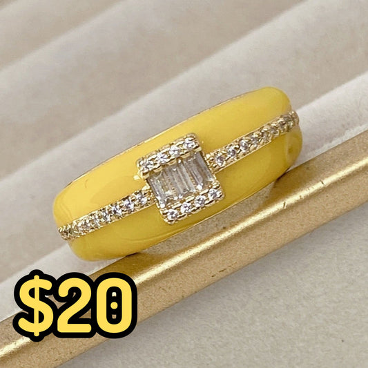 Anillo de Chapa de Oro Ajustable ACO1484-3