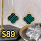 Arete de Chapa de Oro COA2409-4