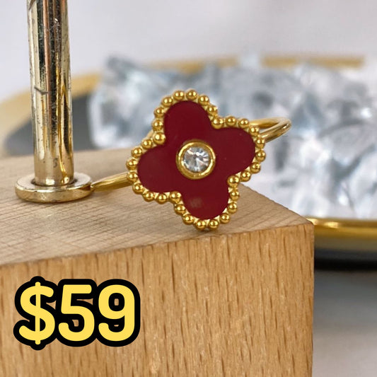 Anillo de Acero Ajustable Inoxidable RAI1053-3