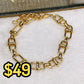 Pulsera de Chapa de Oro COP1579-1