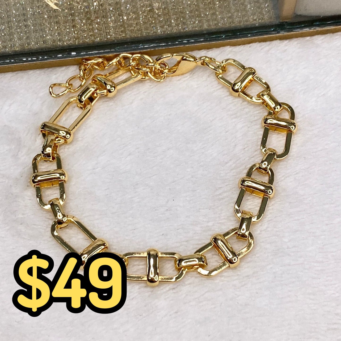 Pulsera de Chapa de Oro COP1579-1