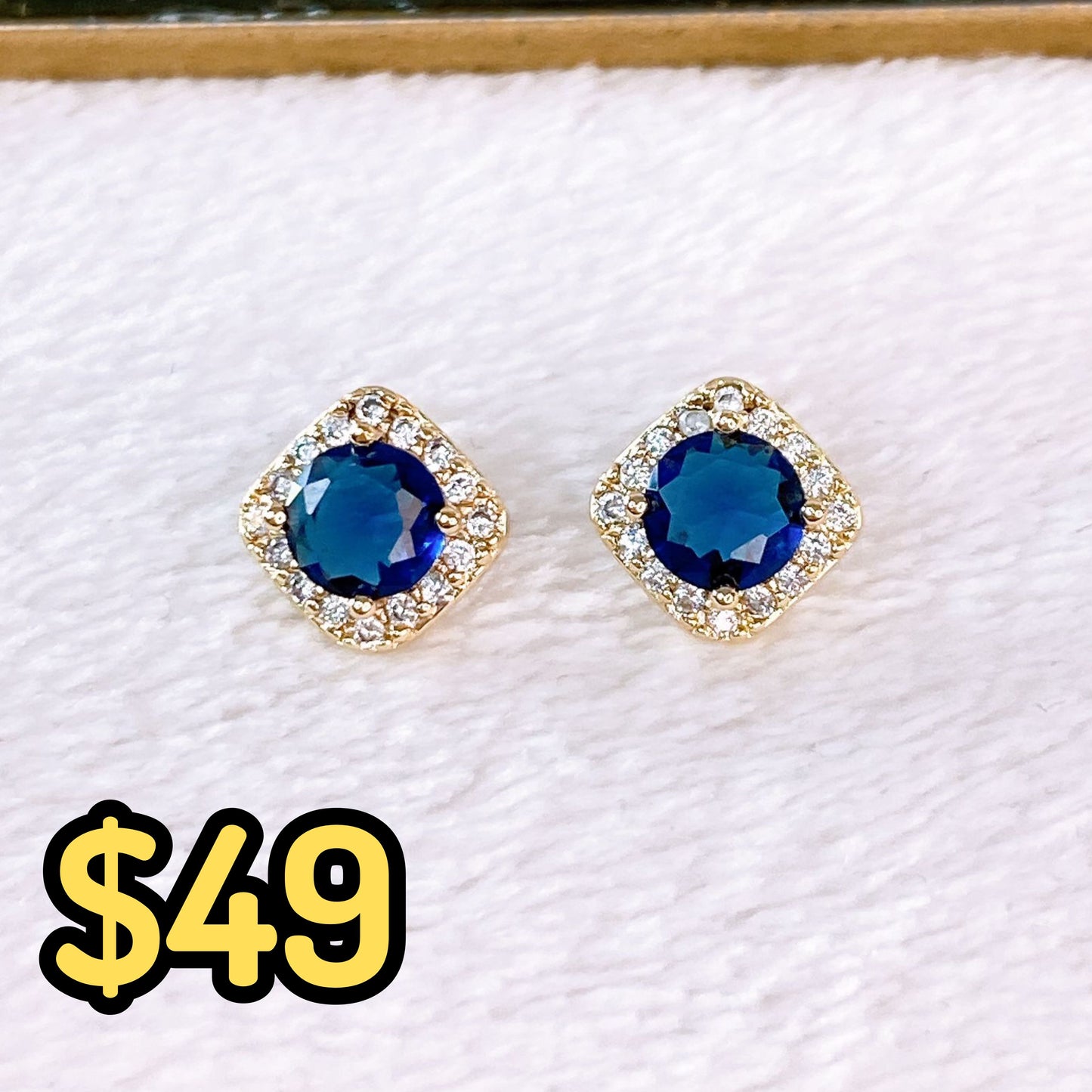 Arete de Chapa de Oro COA2352-3