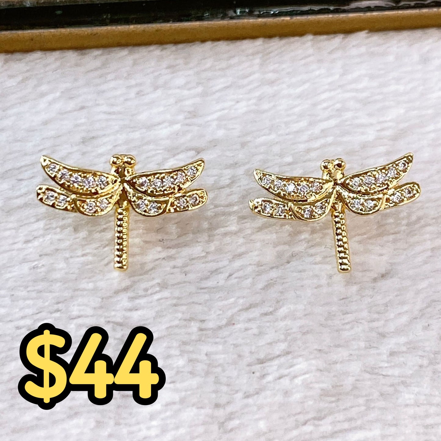 Arete de Chapa de Oro COA2153-1