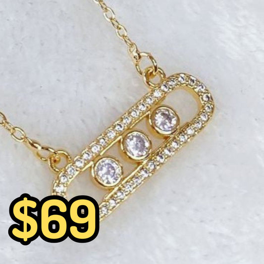 Collar Chapa de Oro CC2213-1