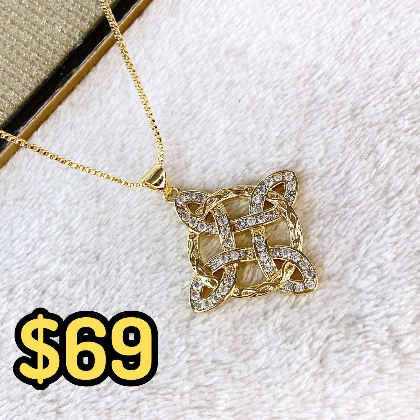 Collar de Chapa de Oro CC2258-1