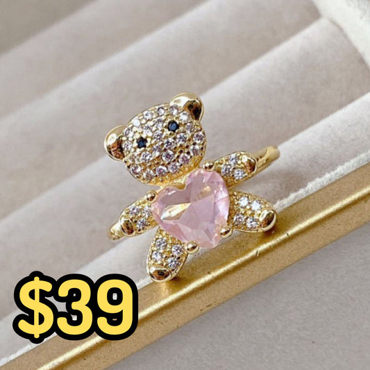 Anillo Chapa de Oro Ajustable ACO1397-3