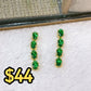 Arete de Chapa de Oro COA2028-3