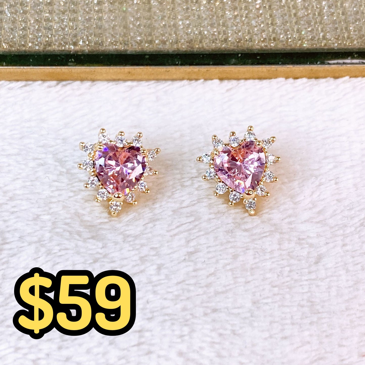 Arete de Chapa de Oro COA2383-3