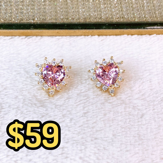 Arete de Chapa de Oro COA2383-3