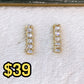 Arete de Chapa de Oro COA2024-6