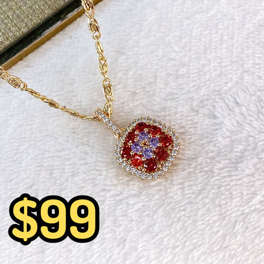 Collar de Chapa de Oro CC2230-1