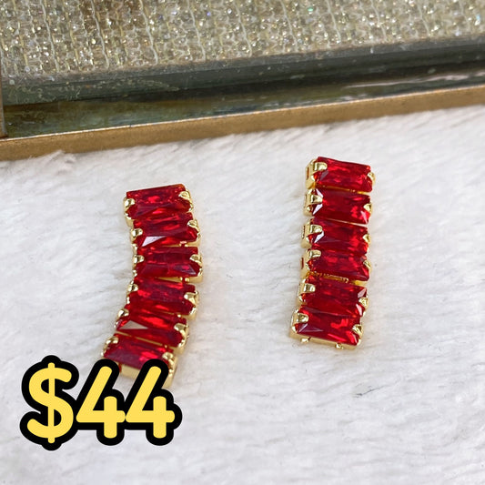 Arete de Chapa de Oro COA2021-4