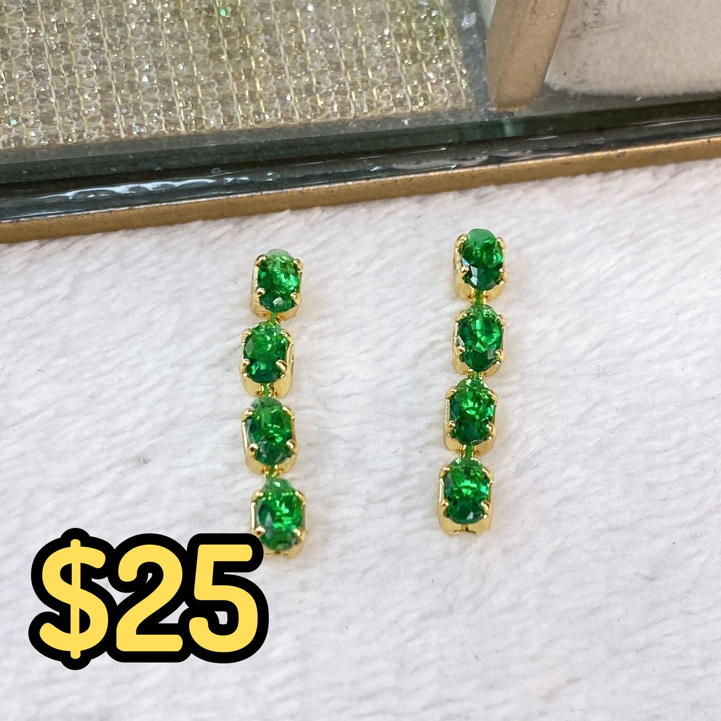 Arete de Chapa de Oro COA2140-3