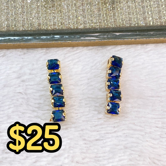 Arete de Chapa de Oro COA2142-5