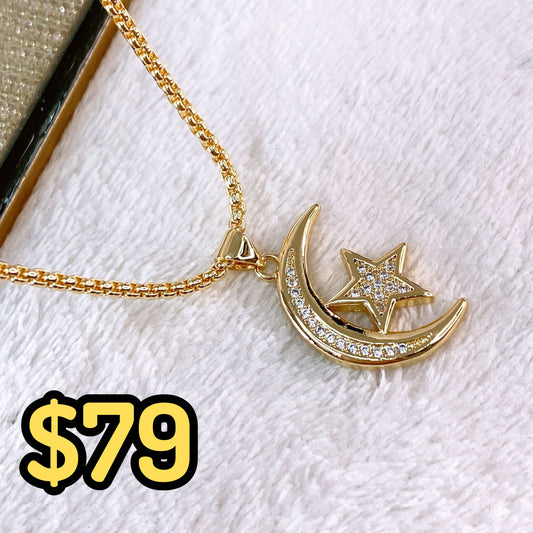 Collar de Chapa de Oro CC2312-1