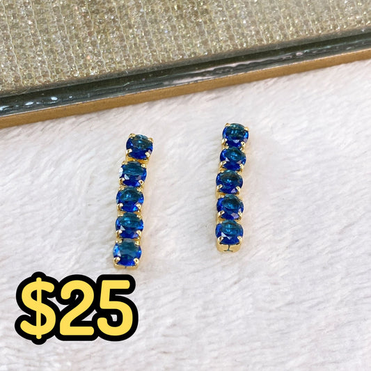 Arete de Chapa de Oro COA2141-4