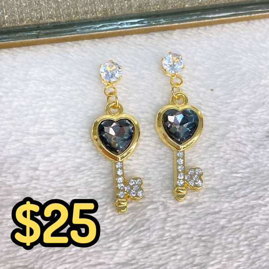 Arete de Chapa de Oro COA2350-2