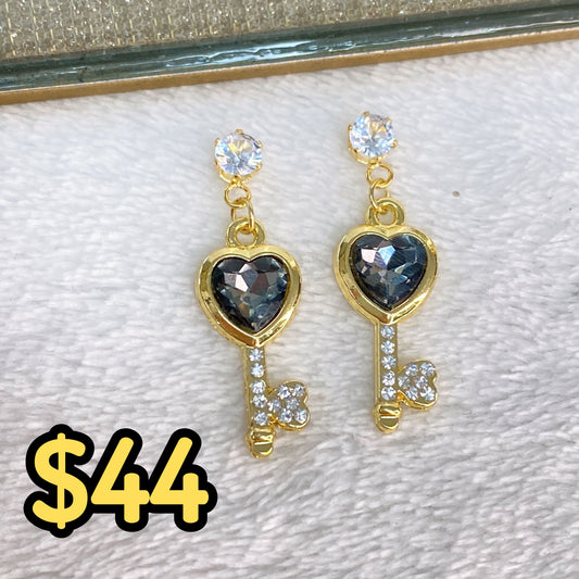Arete de Chapa de Oro COA2066-2