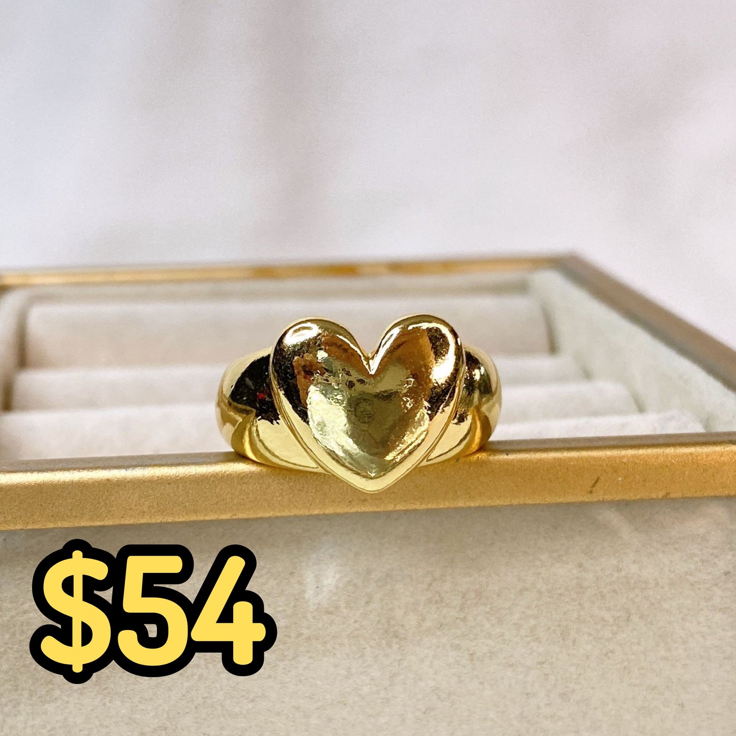 Anillo de Chapa de Oro Ajustable ACO1513-1