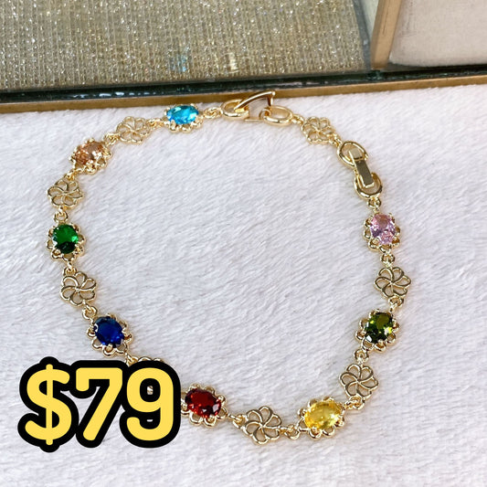 Pulsera de Chapa de Oro COP1616-3