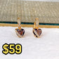 Arete de Chapa de Oro COA2093-2