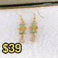 Arete de Chapa de Oro COA2080-1
