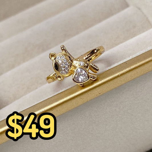 Anillo de Chapa de Oro ACO1395-1
