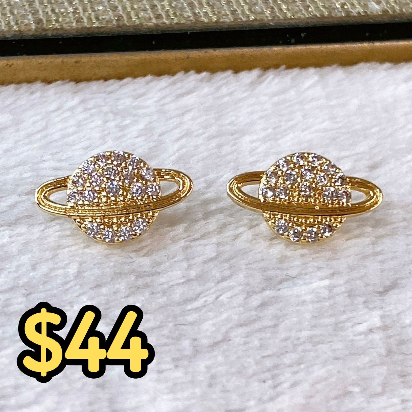 Arete de Chapa de Oro COA2154-1