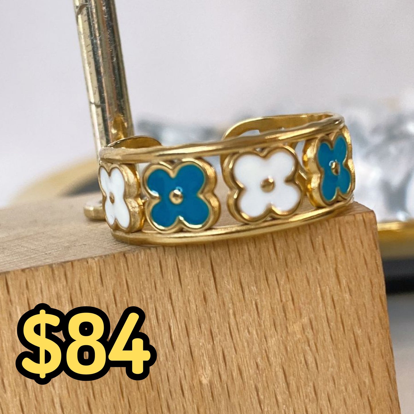 Anillo de Acero Ajustable Inoxidable RAI1055-2