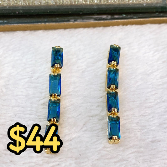 Arete de Chapa de Oro COA2020-5