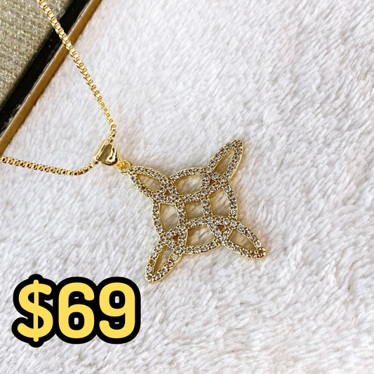 Collar de Chapa de Oro CC2259-1