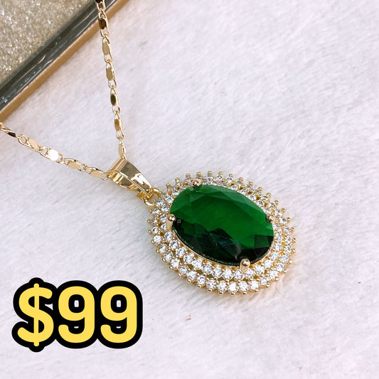 Collar de Chapa de Oro CC2325-1