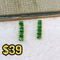 Arete de Chapa de Oro COA2024-3