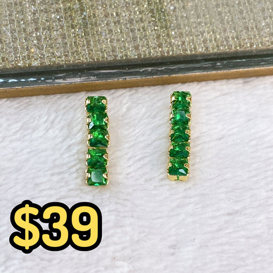 Arete de Chapa de Oro COA2024-3
