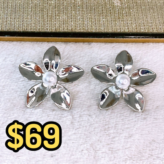 Arete de Chapa de Oro COA2367-2