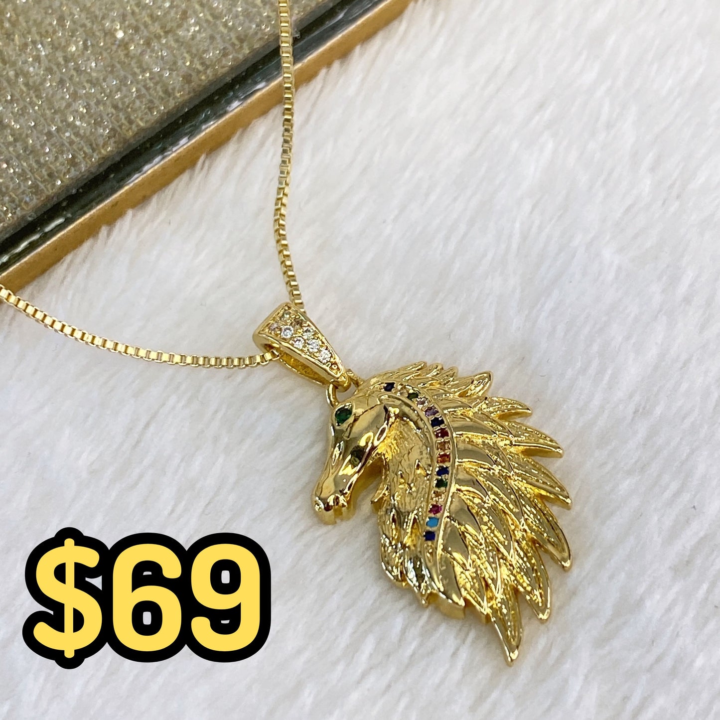 Collar de Chapa de Oro CC2216-1