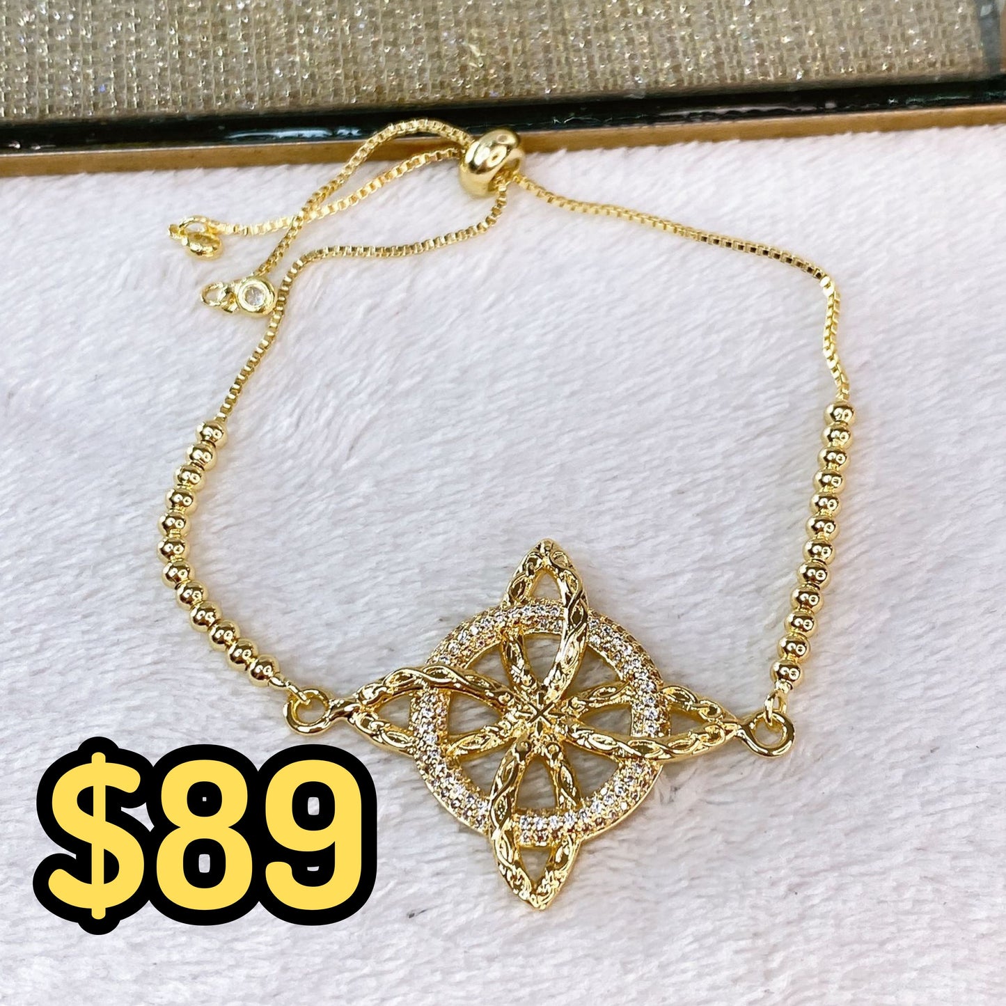 Pulsera de Chapa de Oro COP1626-1