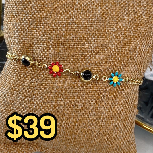 Pulsera de Chapa de Oro COP1602-2