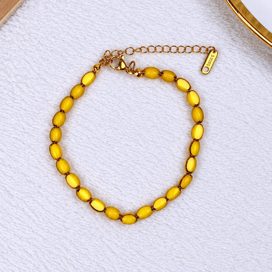 Pulsera de Acero Inoxidable y Cristal PAI1777-3
