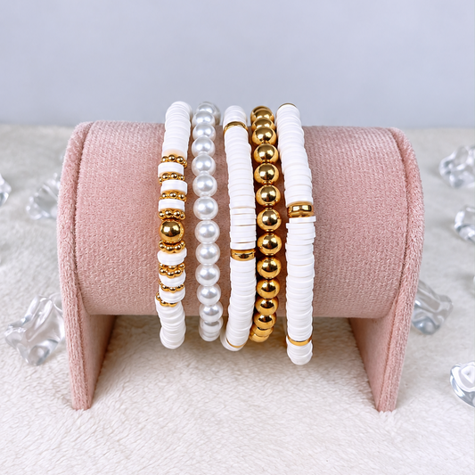 Set de Pulseras de Resina PB866-1
