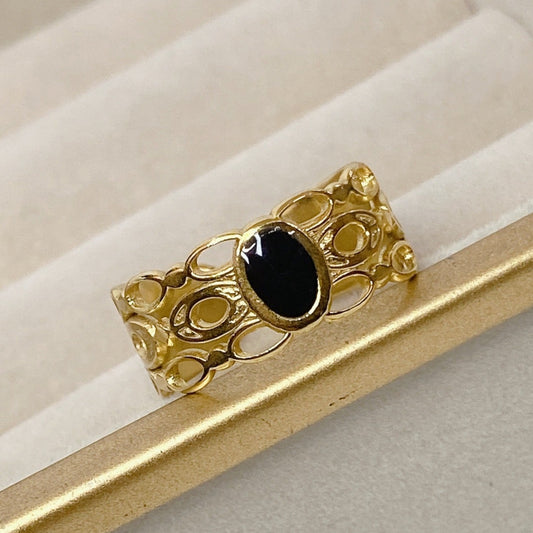 Anillo de Acero Ajustable RAI843-1