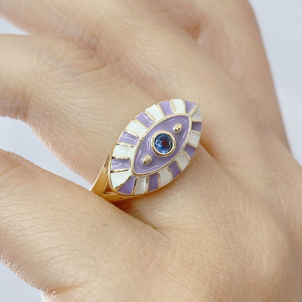 Anillo Chapa de Oro Ajustable ACO1196-2