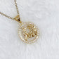 Collar Chapa de Oro CC347-10