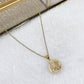 Collar Chapa de Oro CC347-10